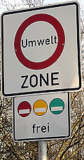 Stop Umweltzone: Verkehrsschild