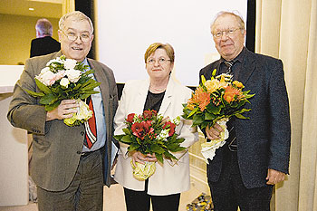 Das neu gewählte Führungsteam des Berliner Mietervereins: Dr. Franz-Georg Rips, Dr. Regine Grabowski, Edwin Massalsky