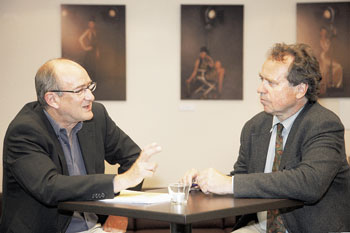 BMV-Geschäftsführer Wild (rechts) im MieterMagazin-Interview mit Armin Hentschel