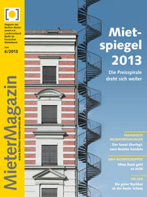 Cover MieterMagazin 6/13