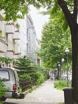Schlieperstraße in Tegel - hier ist Sigrid Lange aufgewachsen