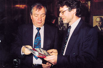 Hartmann Vetter Ende der 90er mit dem damaligen Bauminister Klaus Töpfer