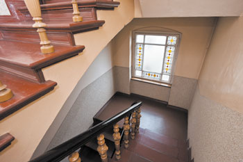Treppenhaus des Zille-Hauses