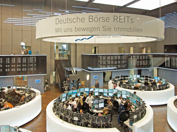 Saal der Deutschen Börse 'REITs'
