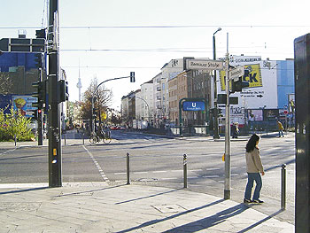 Die Ecke zur Bernauer Straße heute