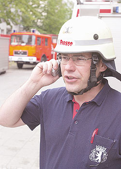 Jens-Peter Wilke, Sprecher der Berliner Feuerwehr