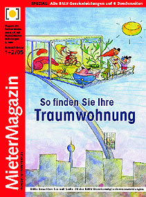 Cover MieterMagazin 1+2/05
