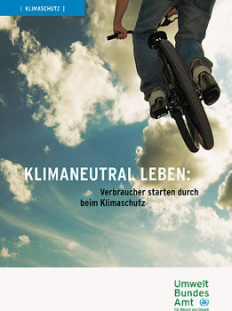 Titelseite der Broschüre 'Klimaneutral leben? Ist machbar!'
