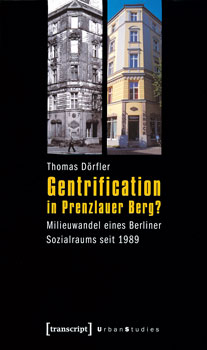 Titelseite des Buches 'Gentrification in Prenzlauer Berg'