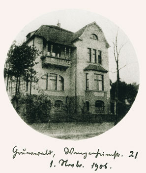 historische Aufnahme einer Grunewaldvilla