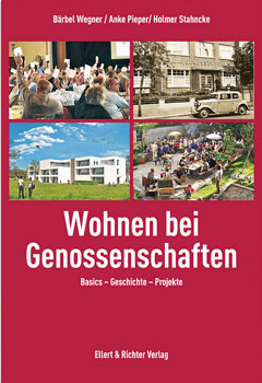 Titelseite des Buches 'Wohnen bei Genossenschaften'