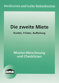 Titelseite des Buches 'Die zweite Miete' vom Deutschen Mieterbund