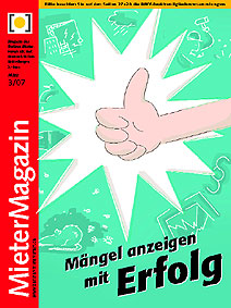 Cover MieterMagazin 3/07