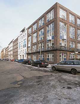 Sozialer Wohnungsbau in der Schöneberger Straße in Kreuzberg