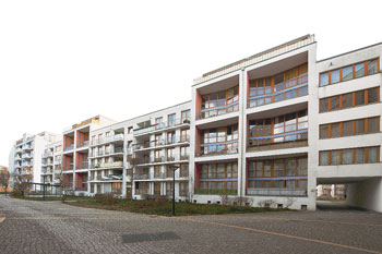 Wohnbauten aus BIH-Beständen - hier in der Dresdener Straße 36-38