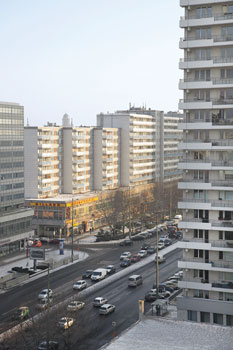 Hochhäuser an der Leipziger Straße