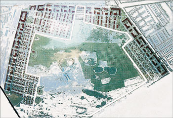 Plan der 'Vorstadt Lichterfelde Süd'