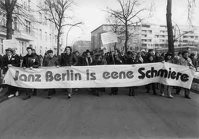 Die bewegten 80er: Demo gegen den Filz der Berliner Baumafia