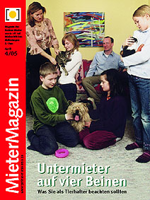 Cover MieterMagazin 4/05