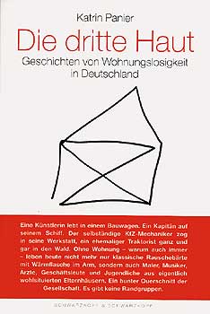 Titelseite des Buches 'Die dritte Haut' - Geschichten von Wohnungslosigkeit in Deutschland