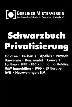Titelseite des Buches 'Schwarzbuch Privatisierung'