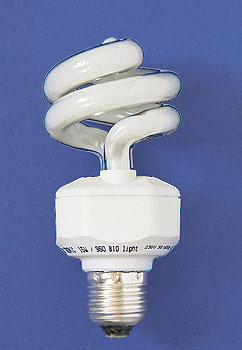 Energiesparlampe - kann bis zu 80 Prozent Stromkosten sparen