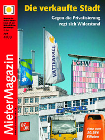 Cover MieterMagazin 4/08