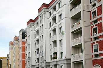 Fassade im Hellersdorfer Europaviertel