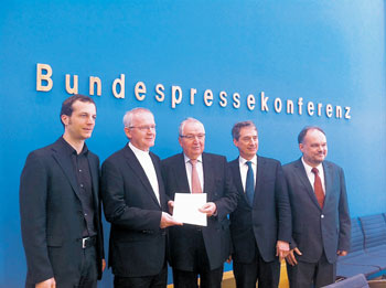 Vorstellung der Klima-Allianz Deutschland auf der Bundespressekonferenz