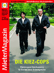 Cover MieterMagazin 6+7/05