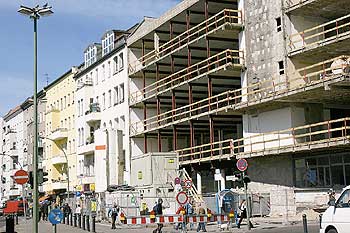 Geschäftshausbaustelle am Stuttgarter Platz