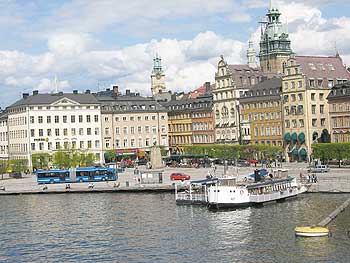 Blick auf Gamla Stan, die Stockholmer Altstadt