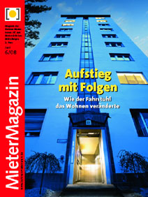 Cover MieterMagazin 6/08