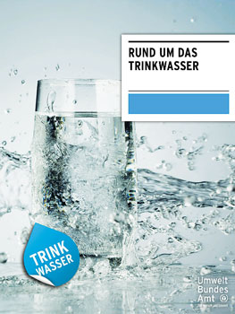 Titelseite der Broschüre 'Rund um das Trinkwasser'