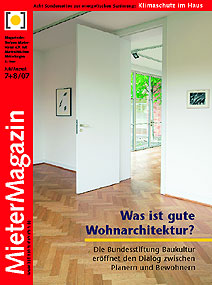 Cover MieterMagazin 7+8/07