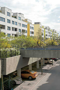 High-Deck-Siedlung in Neukölln