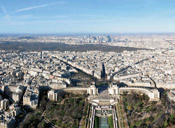 Luftbild von Paris