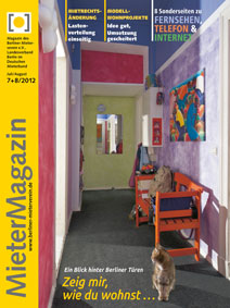 Cover MieterMagazin 7+8/12