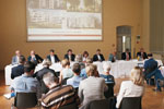 Pressekonferenz mit Stadtentwicklungssenator Michael Müller