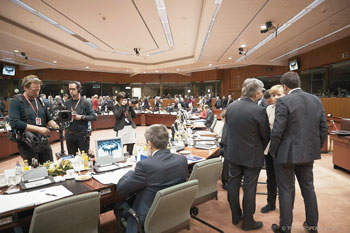 Sitzung des Europarats in Straßburg
