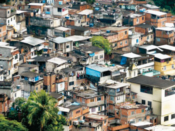 Elendsviertel in Rio de Janeiro