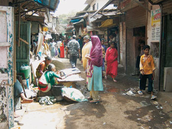 Slum in Mumbai/Indien