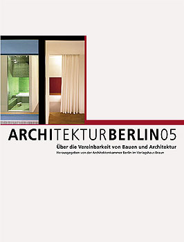 Titelseite des Jahrbuches: Architekturberlin05