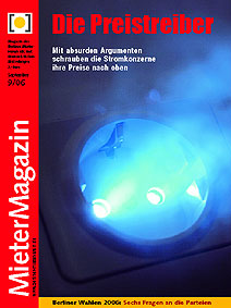 Cover MieterMagazin 9/06