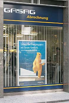 Eingang zur Berliner Gasag, Abrechnung