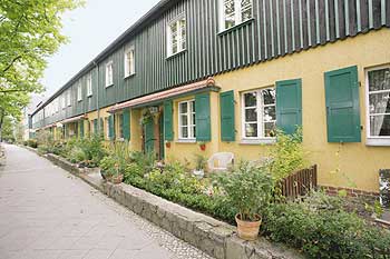 Reihenhäuser in der Wilmersdorfer Lentze-Siedlung