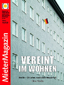 Titelseite MieterMagazin 10/09