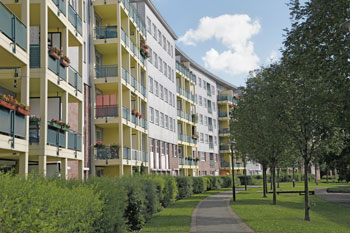 Mit hohem finanziellen Risiko belastete Wohnhäuser der Berliner Immobilien Holding (BIH)
