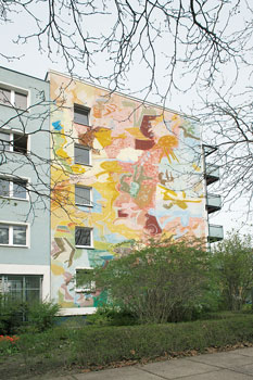 Fassadengestaltung im Hellersdorfer Grabenviertel