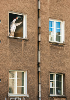 Fensterreparatur und Abdichtung